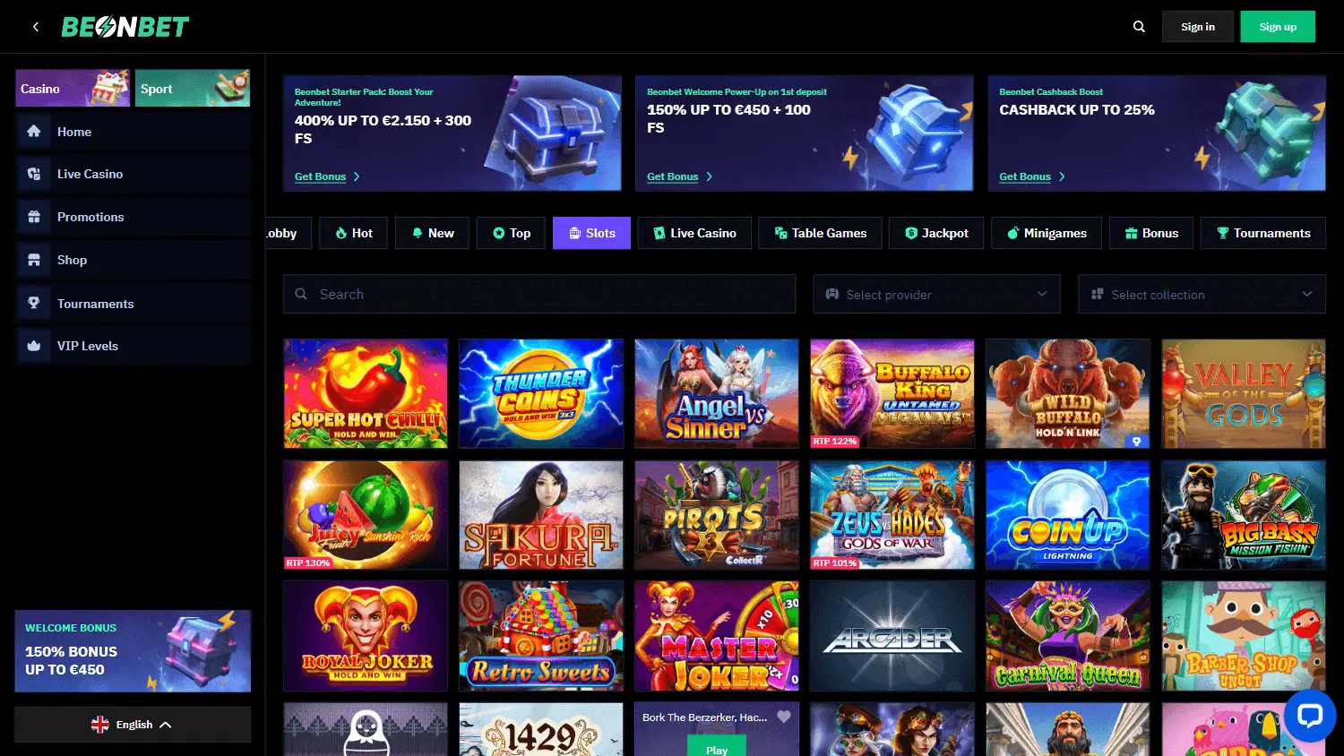 Speel bij BeonBet Casino image 2